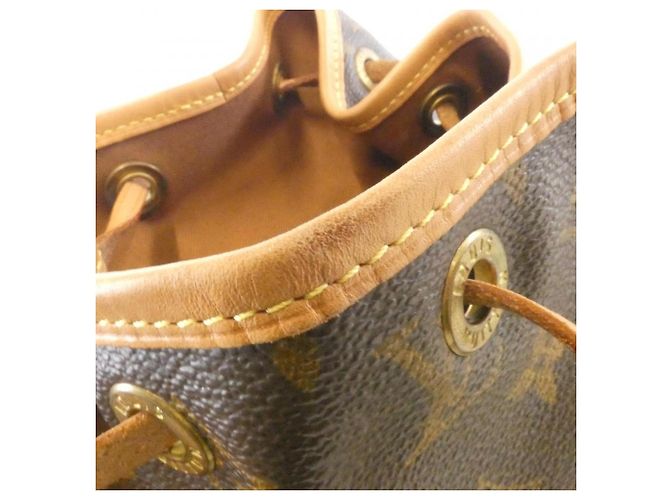 Zaino Louis Vuitton Monogram Montsouris MM Marrone - vista 5