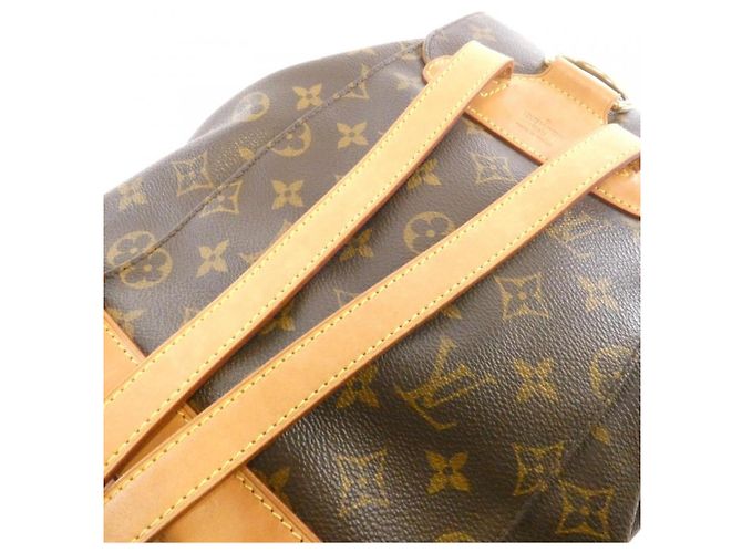 Zaino Louis Vuitton Monogram Montsouris MM Marrone - vista 6