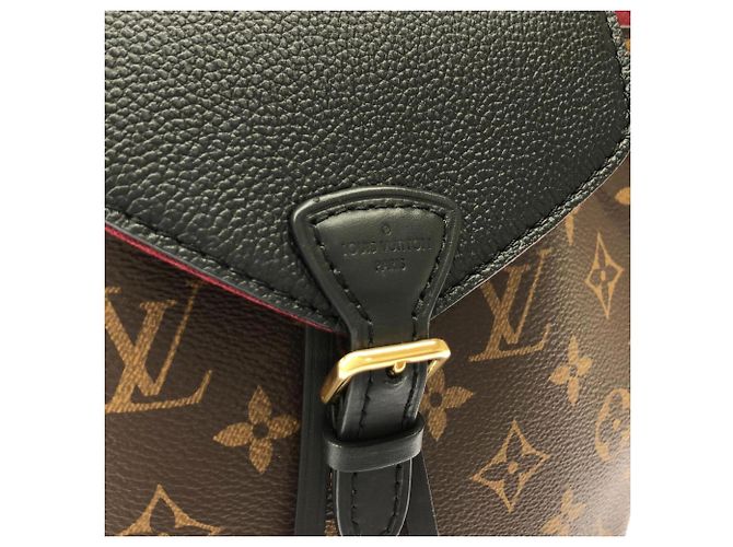 Zaino Louis Vuitton Monogram Montsouris BB Marrone Nero - Ansicht 5