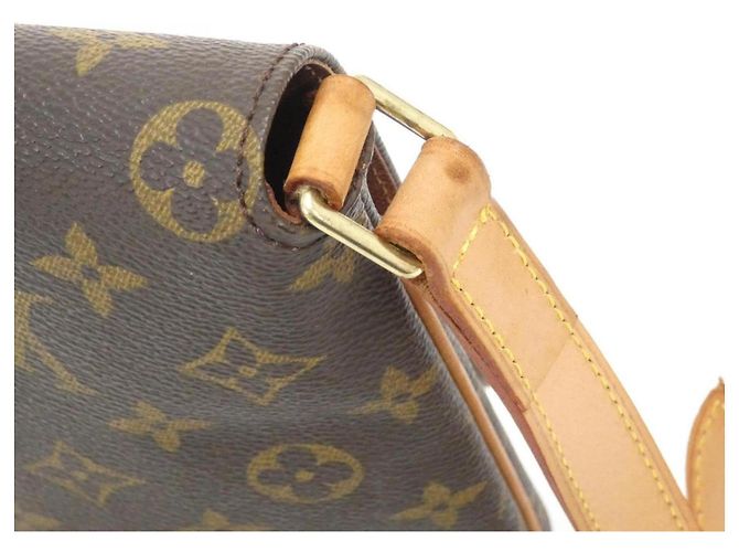 Borsa a Spalla Louis Vuitton Monogram Musette Salsa M51258 Marrone - vista 5