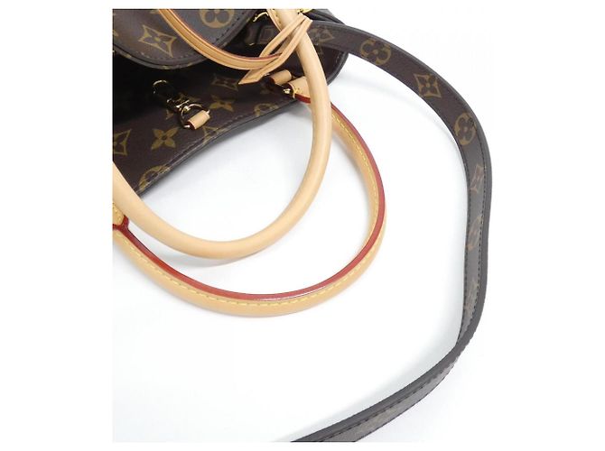 Borsa Louis Vuitton Monogram Montaigne MM Marrone - vista 6
