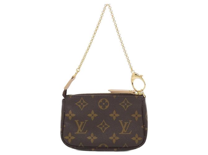 Louis Vuitton Monogram Mini Pochette Accessoires Marrone - vista 2