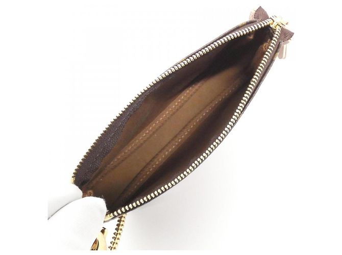 Louis Vuitton Monogram Mini Pochette Accessoires Marrone - vista 6