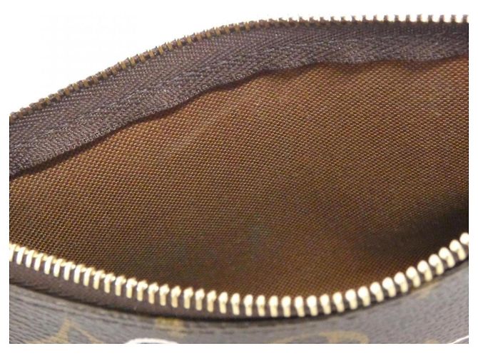 Louis Vuitton Monogram Mini Pochette Accessoires Marrone - vista 7