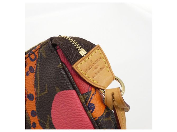 Louis Vuitton Monogram Ramage Pochette Accessoires Marrone - vista 3