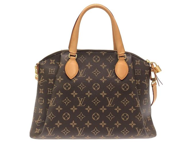 Borsa Louis Vuitton Monogram Rivoli MM Marrone - vista 2