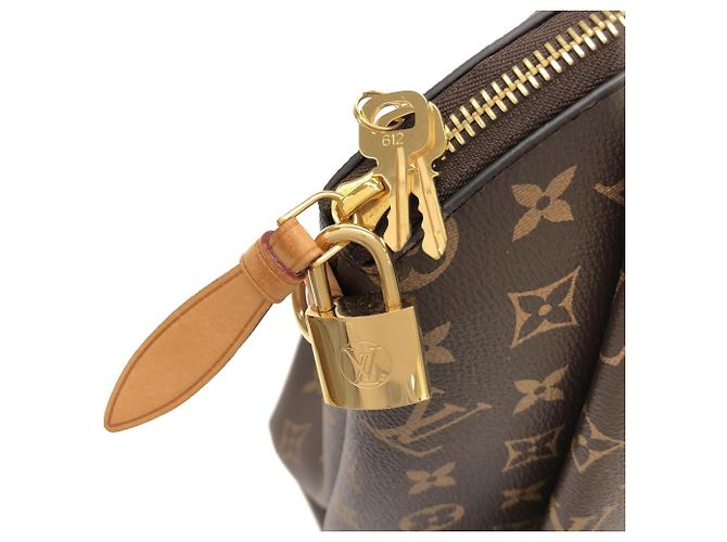 Borsa Louis Vuitton Monogram Rivoli MM Marrone - vista 4