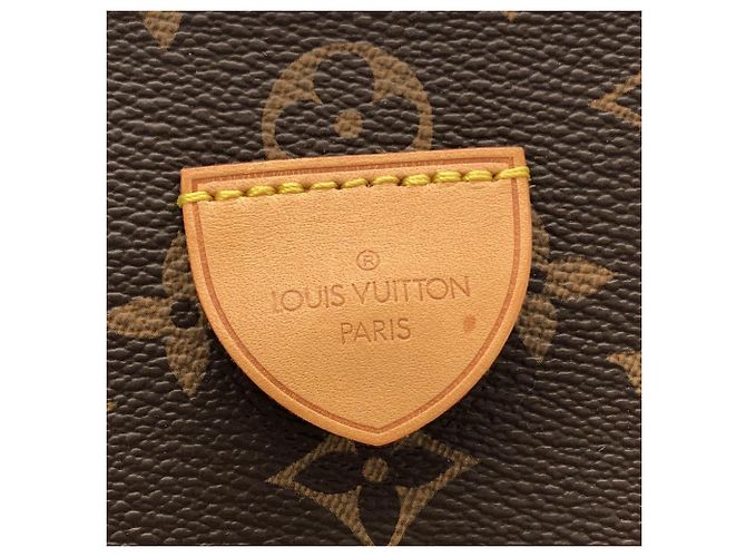 Borsa Louis Vuitton Monogram Rivoli MM Marrone - vista 5