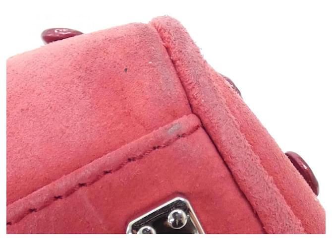 Borsa Loewe Amazona Bianco Rosso - vista 3