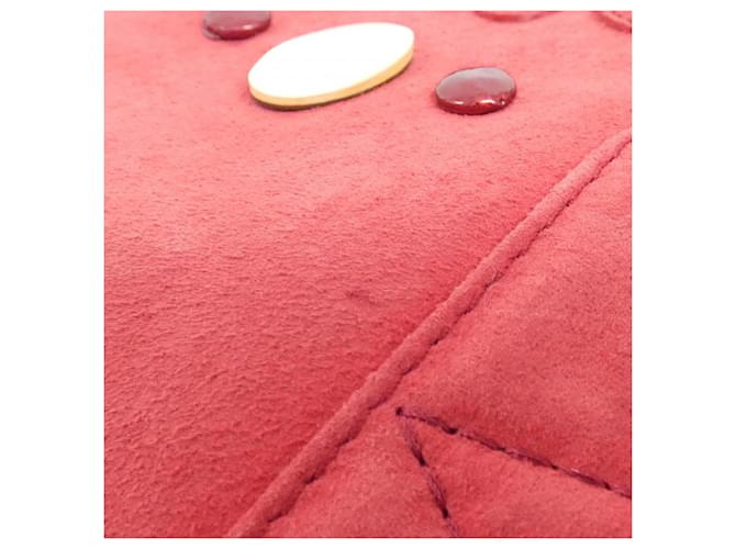 Borsa Loewe Amazona Bianco Rosso - vista 4