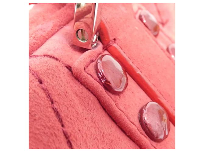 Borsa Loewe Amazona Bianco Rosso - vista 7