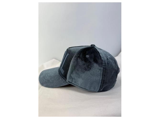 Dsquared2 Cappellino 'COOL' in velluto Grigio antracite - vista 4