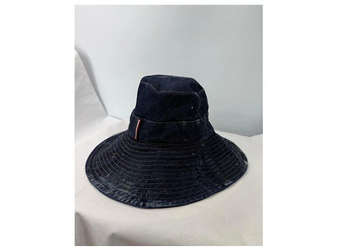 Dsquared2 Sombrero Bucket de Denim Azul - Ansicht 2