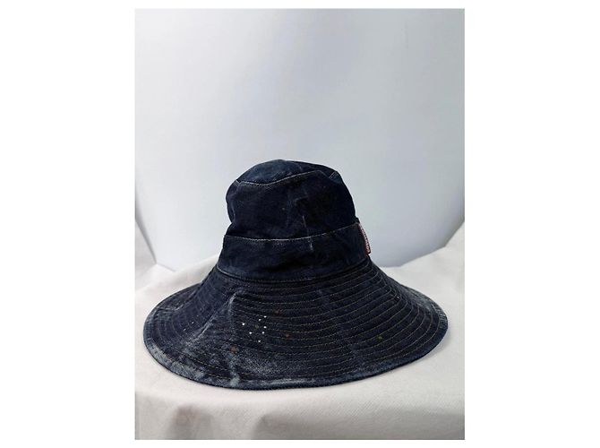 Dsquared2 Sombrero Bucket de Denim Azul - Ansicht 3