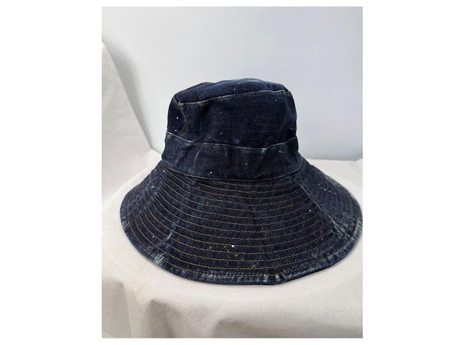 Dsquared2 Sombrero Bucket de Denim Azul - Ansicht 4