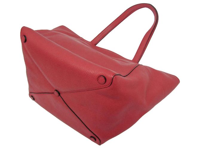 Tote Prada Vintage in pelle Rosso - vista 2