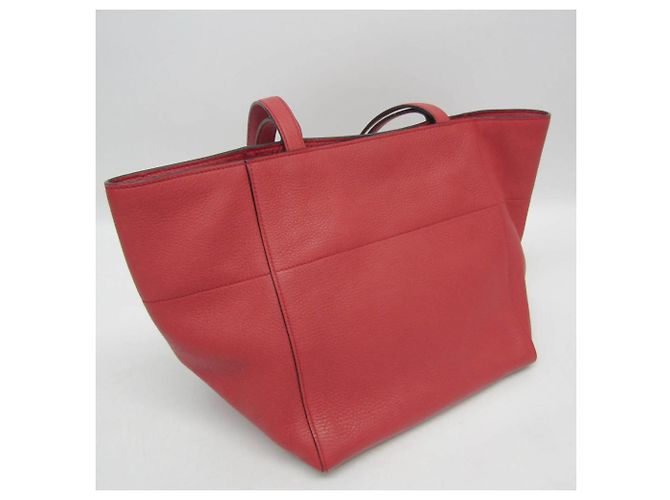 Tote Prada Vintage in pelle Rosso - vista 4