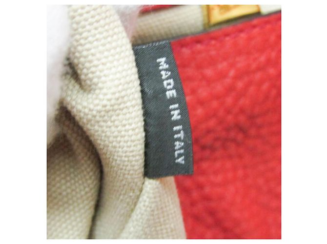 Tote Prada Vintage in pelle Rosso - vista 6