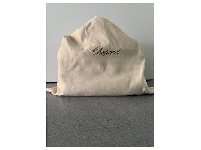 Chopard Leder Handtasche Silber und Weiß Silber Hardware - Ansicht 6