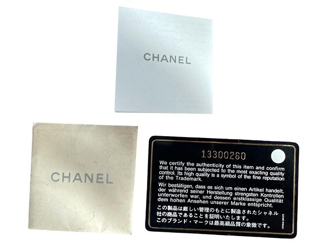 Bolsa Tote Chanel Paris Biarritz em couro acolchoado preto e tecido - vista 10