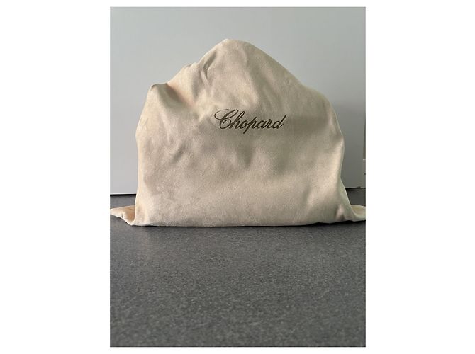 Bolsa Chopard em pele dourada e preta com detalhes de leopardo Preto Dourado - vista 2