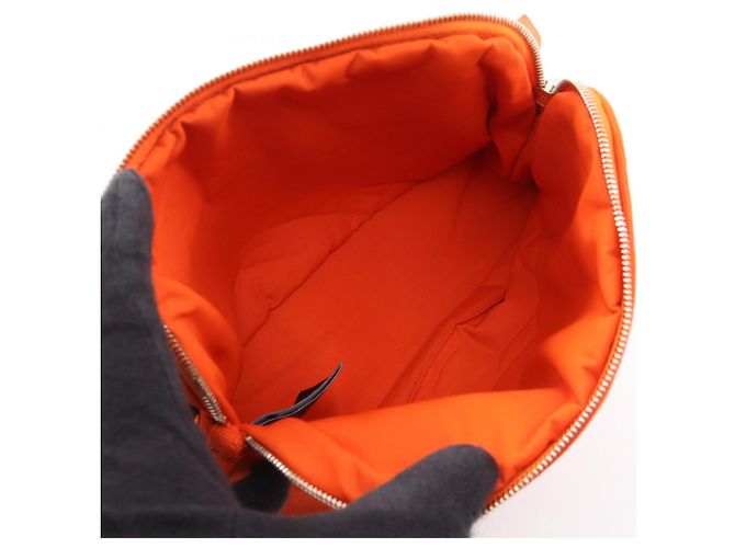 Hermès Borsa a mano mini pochette Bolide Hermes Arancione - vista 3