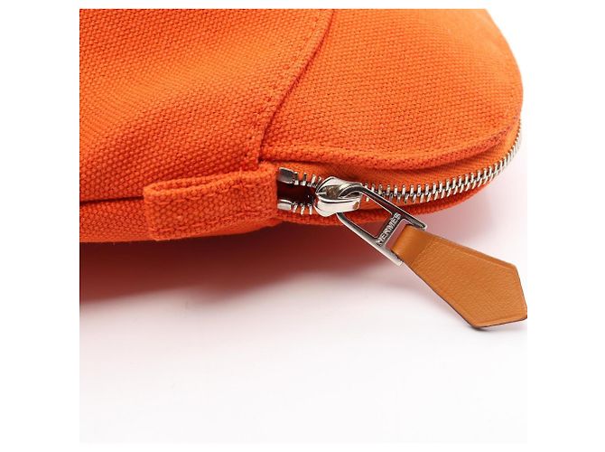 Hermès Borsa a mano mini pochette Bolide Hermes Arancione - vista 6