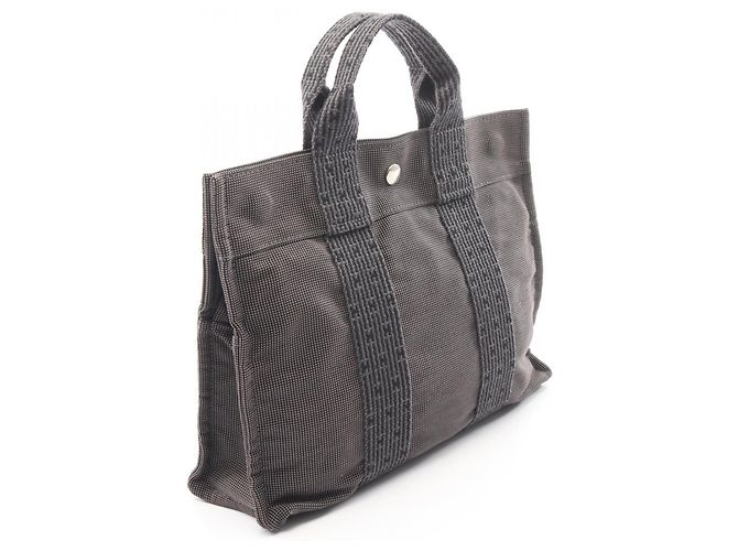 Hermès Borsa Tote Hermes Herline PM Marrone - vista 2