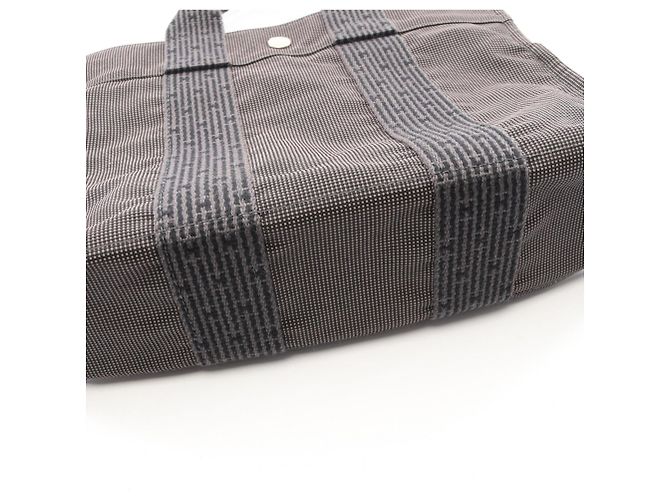 Hermès Borsa Tote Hermes Herline PM Marrone - vista 7