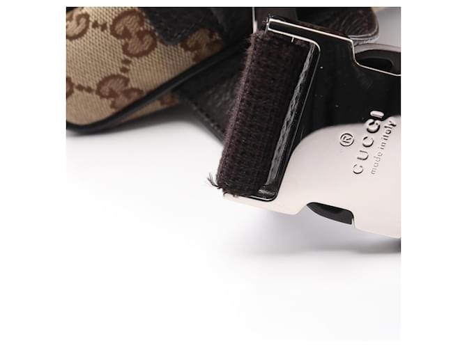 Gucci GG Canvas Gürteltasche Braun Beige - Ansicht 9