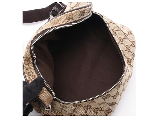 Marsupio Gucci GG Canvas Marrone Beige - vista 3