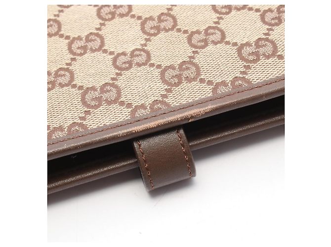 Borsa Tote Gucci GG Canvas Marrone Beige - vista 15
