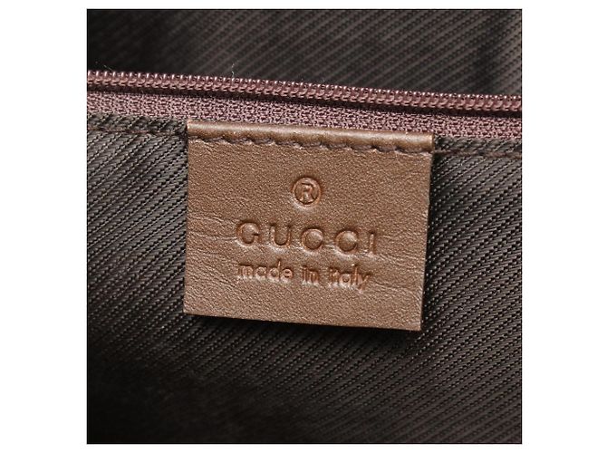 Borsa Tote Gucci GG Canvas Marrone Beige - vista 4