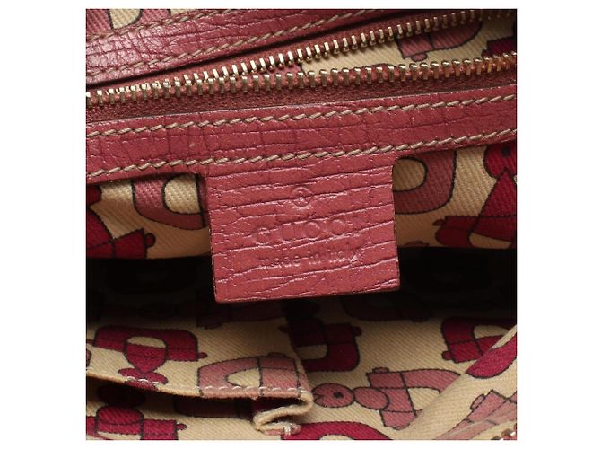 Borsa a Spalla Gucci GG Canvas Charm Rosa Beige - vista 4