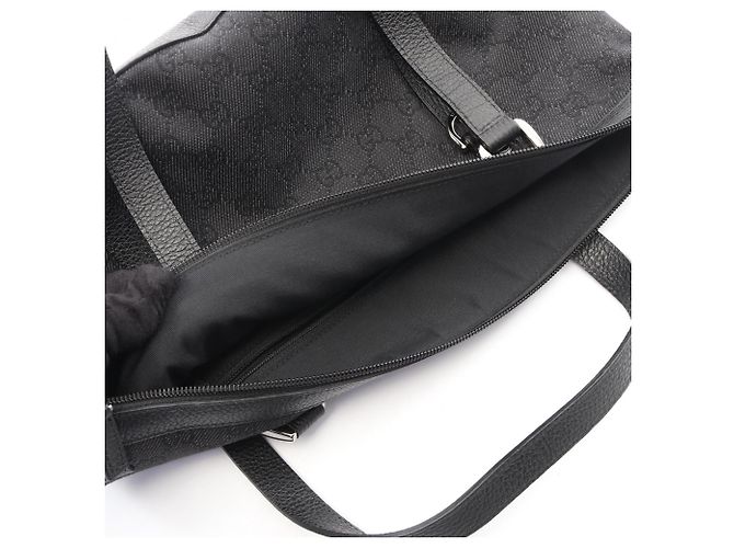 Borsa Tote Abbey GG Canvas Gucci Nero - vista 7