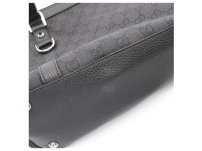 Borsa Tote Abbey GG Canvas Gucci Nero - vista 8