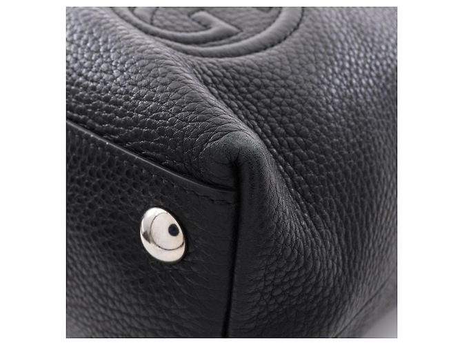 Borsa Tote 2-Way Gucci Soho Interlocking G Nero - vista 6
