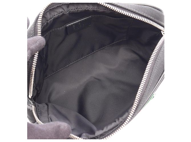 Marsupio Gucci Sherry Line Nero Rosso Verde - vista 3