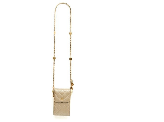 Timeless Chanel Métiers d'Art 2023 Dakar Bolsa de Ombro Couro Dourado - vista 6