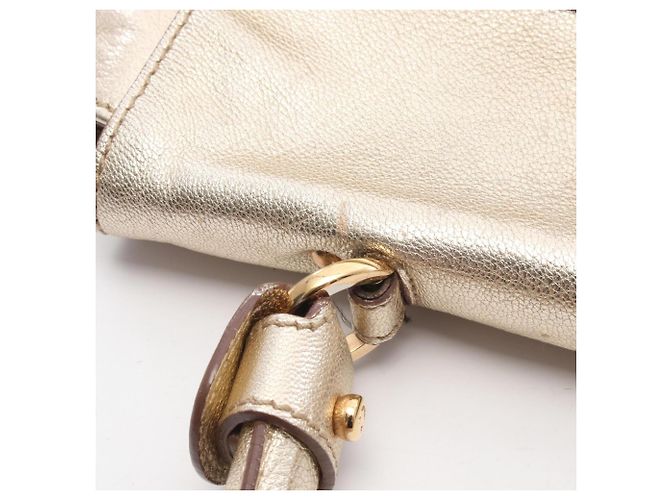 Borsa a mano 2-Way Gancini Salvatore Ferragamo D'oro - vista 10