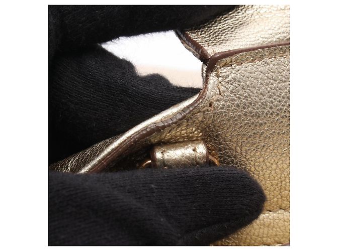 Borsa a mano 2-Way Gancini Salvatore Ferragamo D'oro - vista 11
