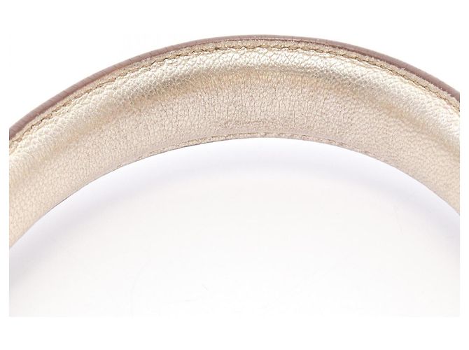 Borsa a mano 2-Way Gancini Salvatore Ferragamo D'oro - vista 13