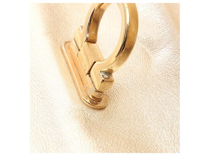 Borsa a mano 2-Way Gancini Salvatore Ferragamo D'oro - vista 6