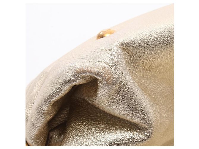 Borsa a mano 2-Way Gancini Salvatore Ferragamo D'oro - vista 7