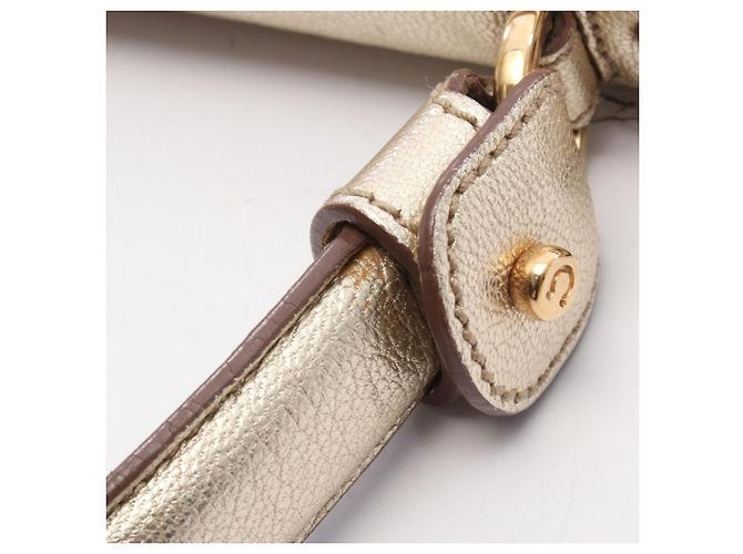 Borsa a mano 2-Way Gancini Salvatore Ferragamo D'oro - vista 9