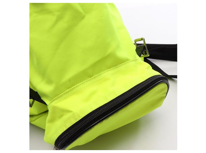 Zaino Borsa a Mano Yves Saint Laurent Hunting Rocksack Nero Verde - vista 12