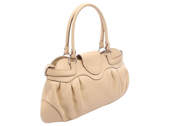 Borsa Salvatore Ferragamo Marissa Gancini Beige - vista 2