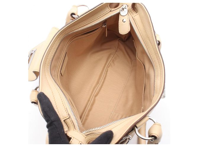 Borsa Salvatore Ferragamo Marissa Gancini Beige - vista 3