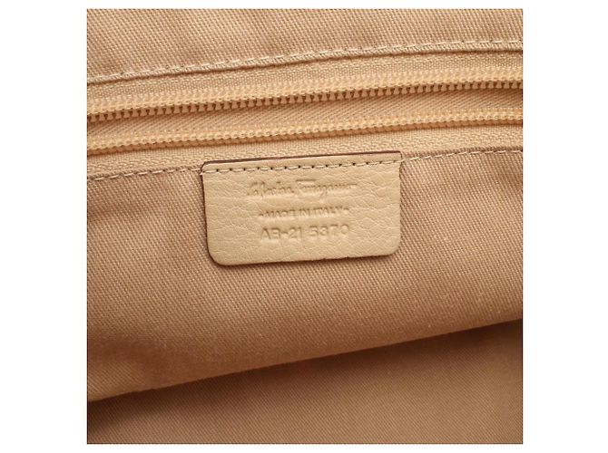 Borsa Salvatore Ferragamo Marissa Gancini Beige - vista 4