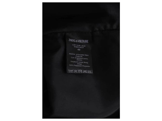 Zadig & Voltaire Falda negra Negro - vista 6